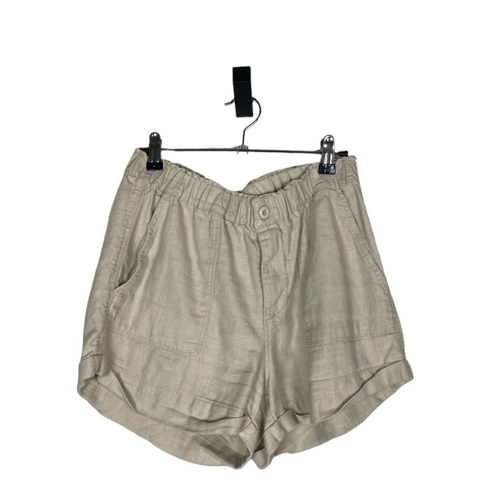 Blank NYC tan linen shorts